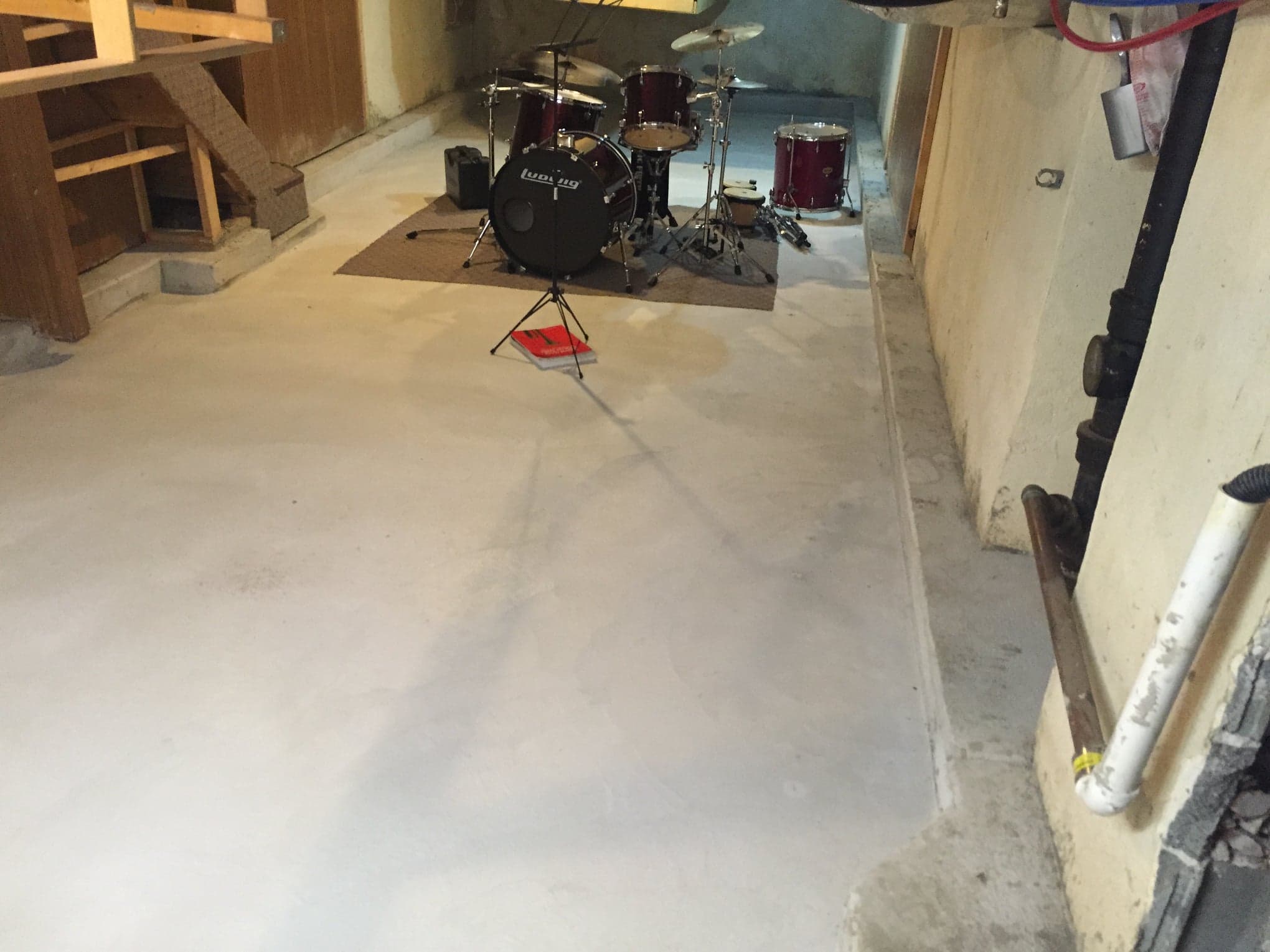 Concrete basement construction by Natalini Masonry in Bucks County PA