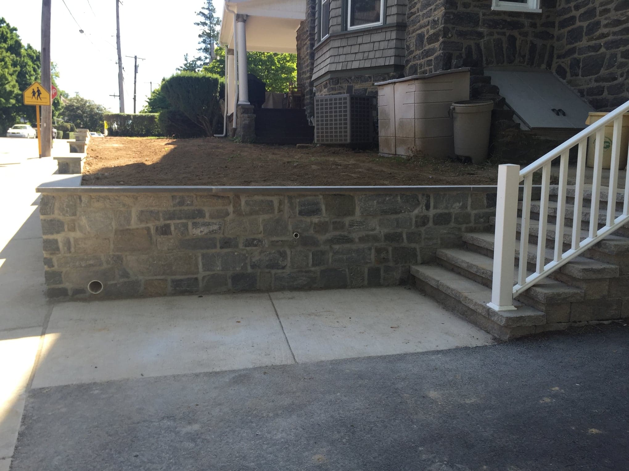 Stone joint restoration in Bucks County PA — Natalini Masonry