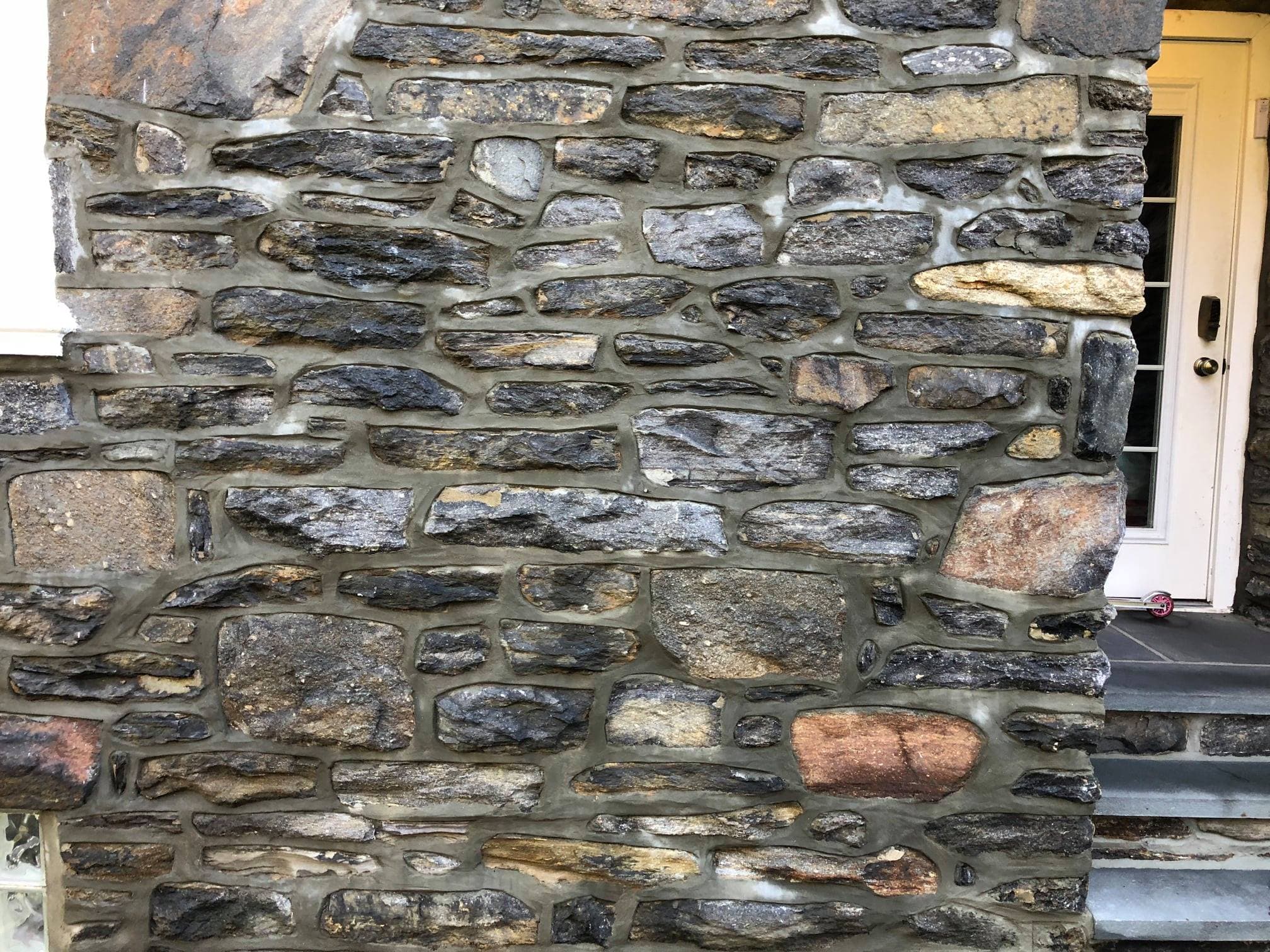 Stone steps installation by Natalini Masonry in Bucks County PA