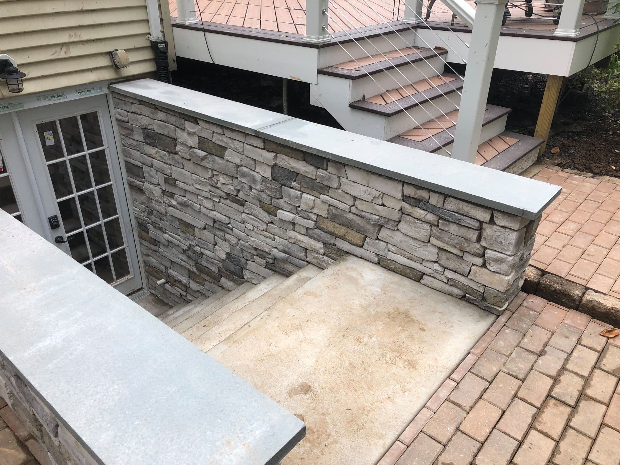 Stone masonry restoration by Natalini Masonry in Bucks County PA