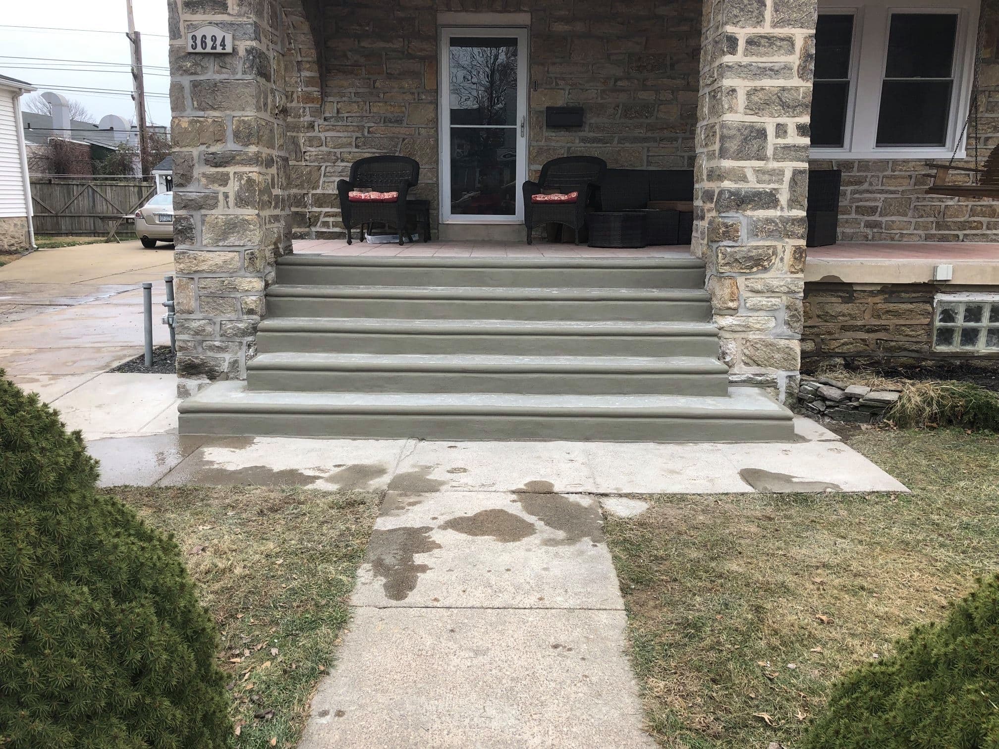 Concrete Driveways by Natalini Masonry in Bucks County PA — Project 23