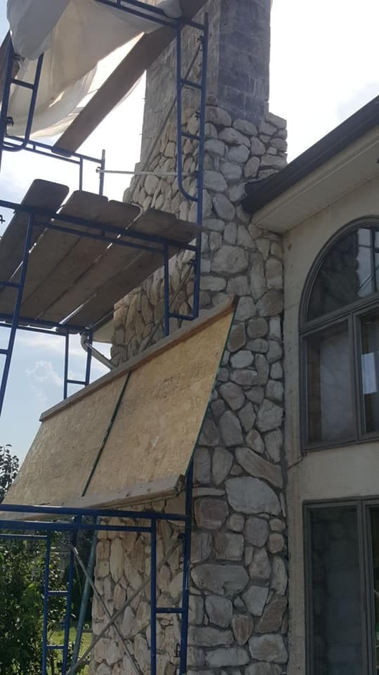 Stone pointing finish by Natalini Masonry in Bucks County PA