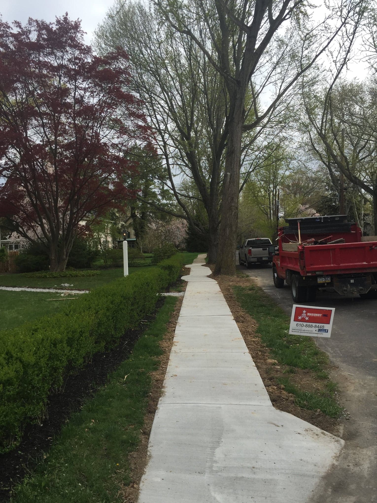 Concrete Driveways by Natalini Masonry in Bucks County PA — Project 28