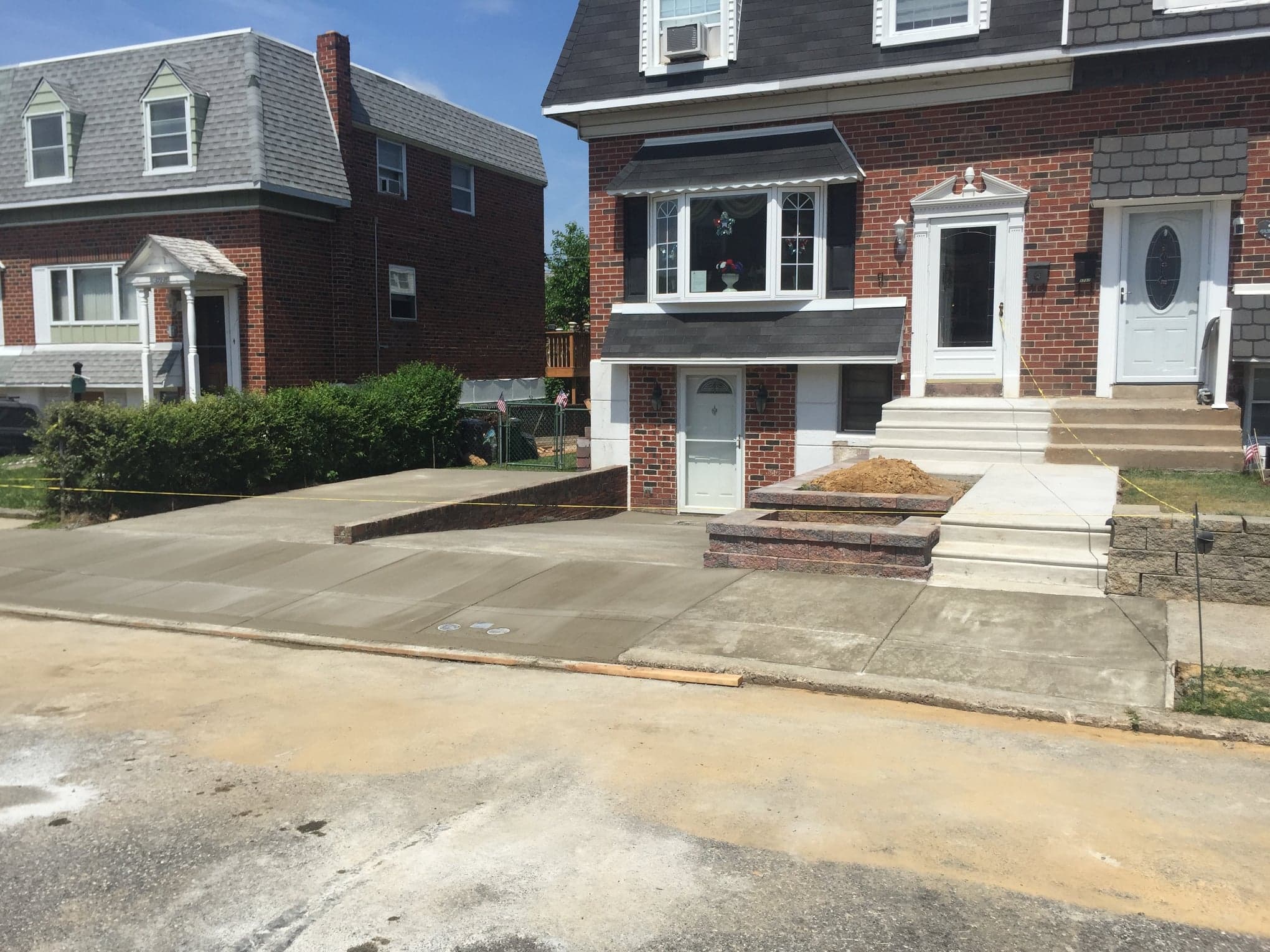 Concrete Driveways by Natalini Masonry in Bucks County PA — Project 29