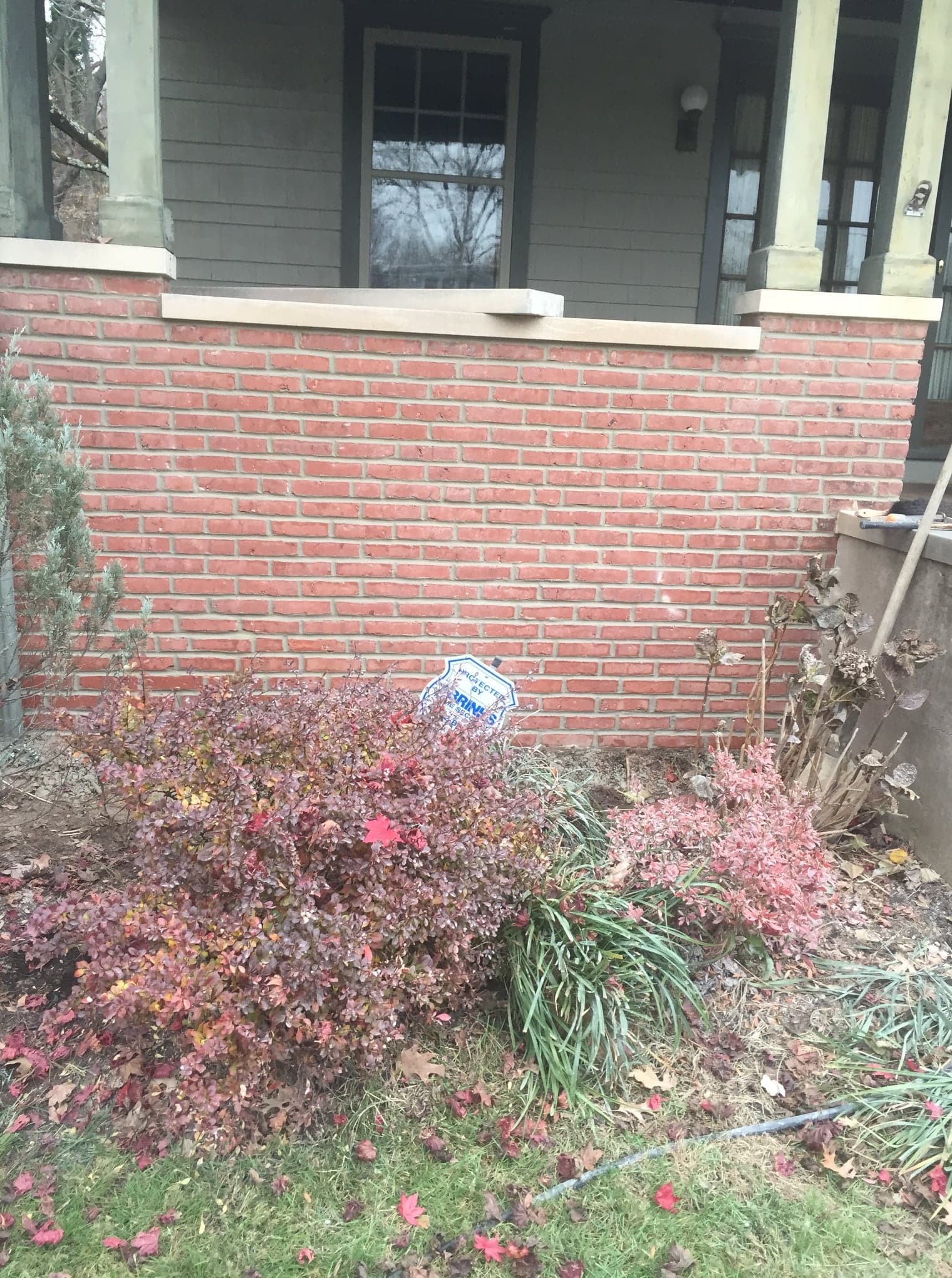 Brick facade work by Natalini Masonry in Bucks County PA