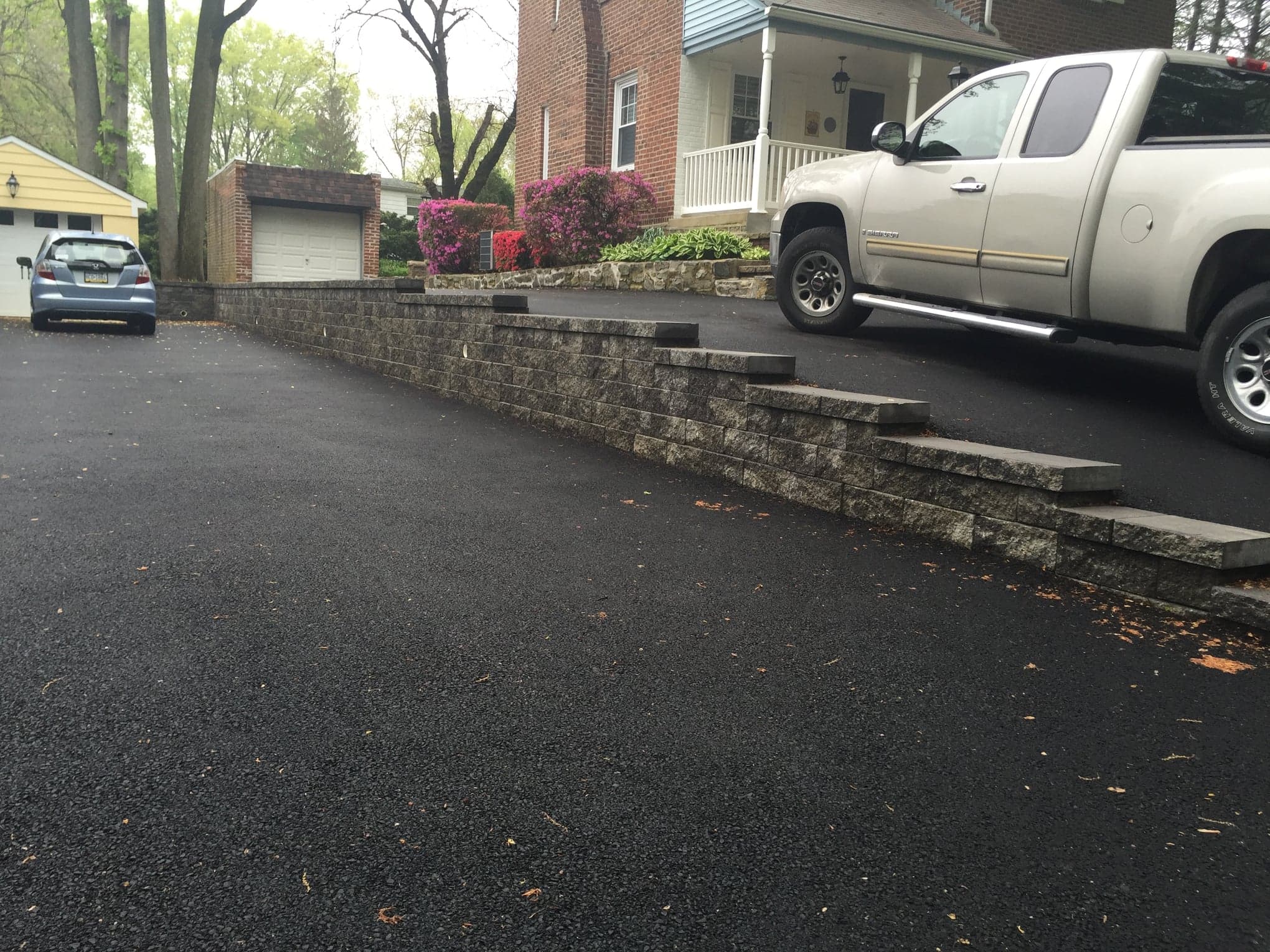 Retaining Walls by Natalini Masonry in Bucks County PA — Project 4