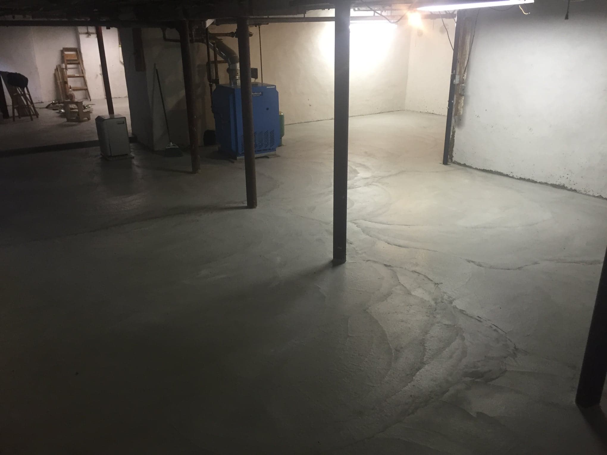 Basement masonry work by Natalini Masonry in Bucks County PA