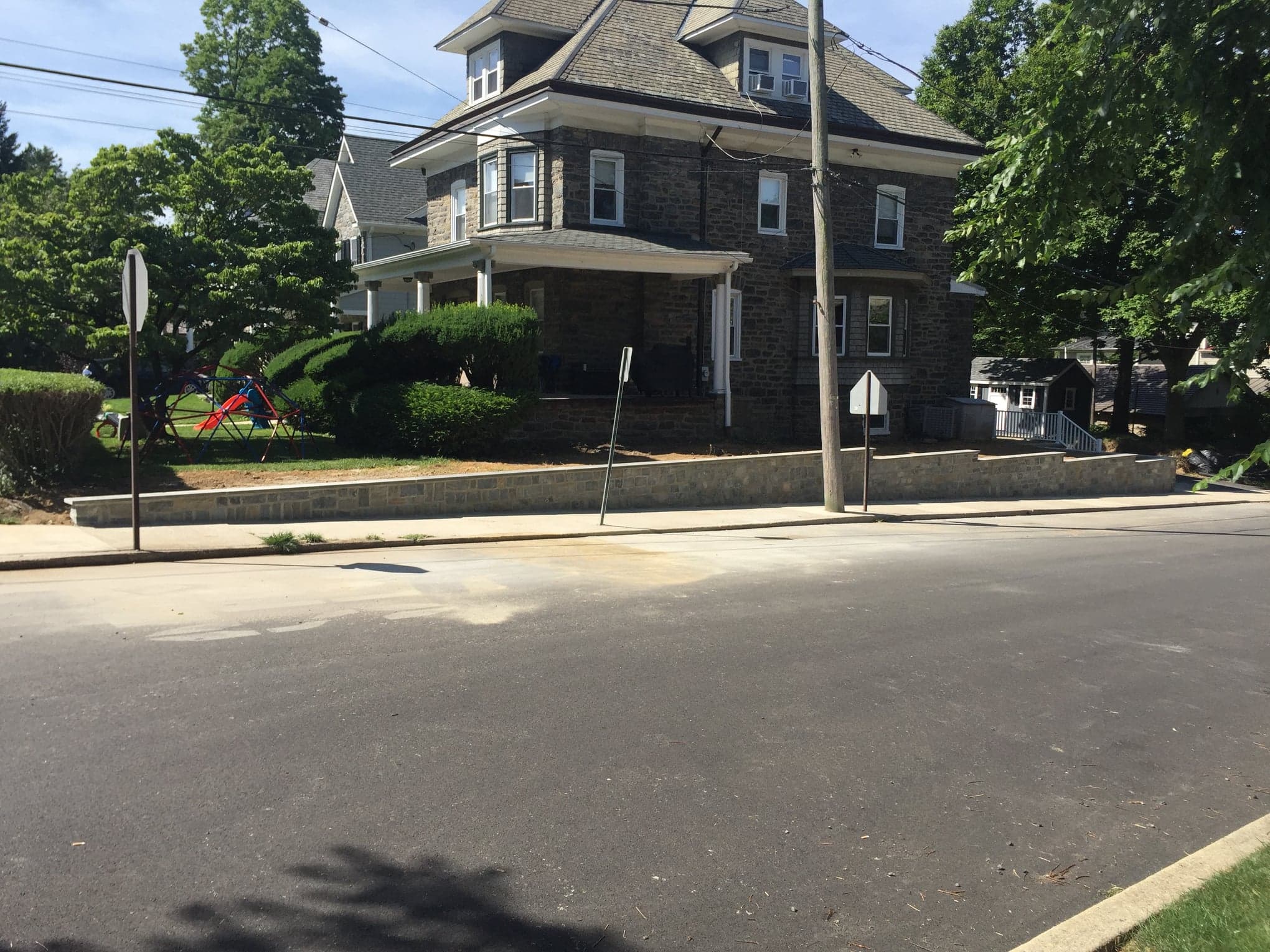 Tuckpointing work by Natalini Masonry in Bucks County PA